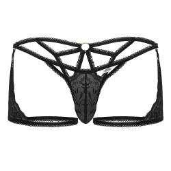 CandyMan Boxer Dentelle Aphros Noir